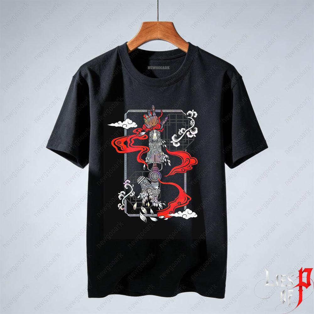 

Vintage Roles Play Games Lies of P Tshirt Women Unisex Casual Cotton Graphic T Shirts Creative Streetwear Oneck Ropa Hombre S