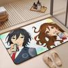 Anime H-Horimiya Floor Mat Diatomite Bath Mat, Quick Dry, Absorbent, Multi-Scene Mat