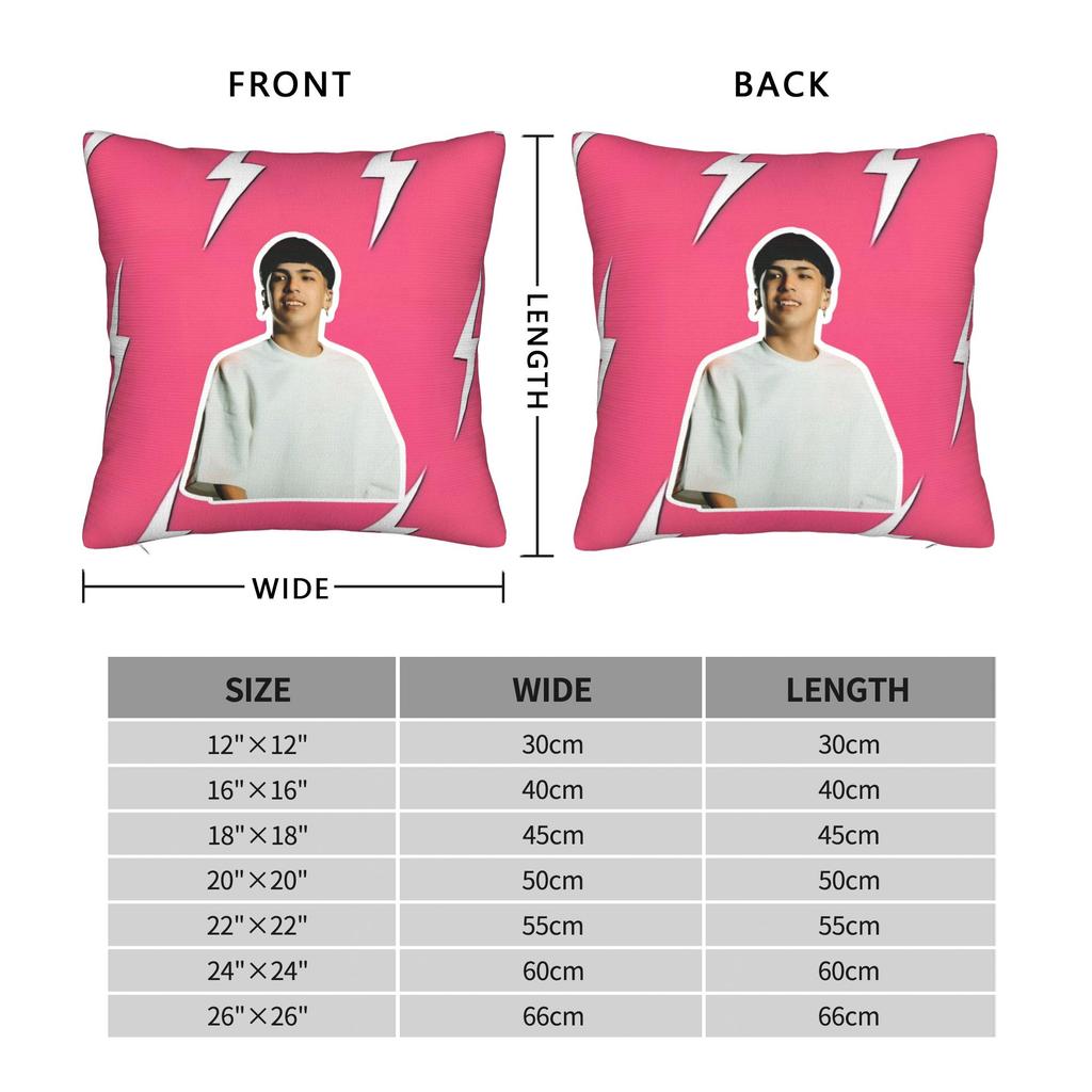 Argentinian M-Milo J Rapper Pillowcase Soft Polyester Cushion Cover Decorative Pillow Case Cover Home Square 45X45Cm