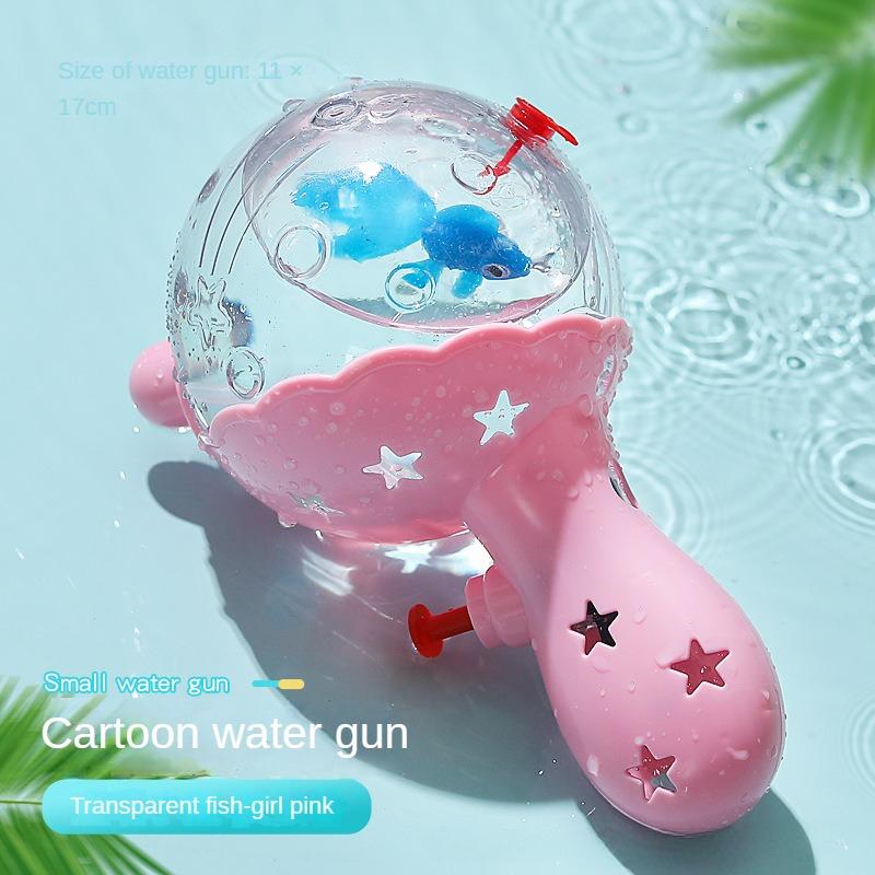 Water Gun Light Cartoon Spray Machine Bath Splashing Toys for Boys Kids Summer Outdoor Swimming Party Toy Children's Day Gifts