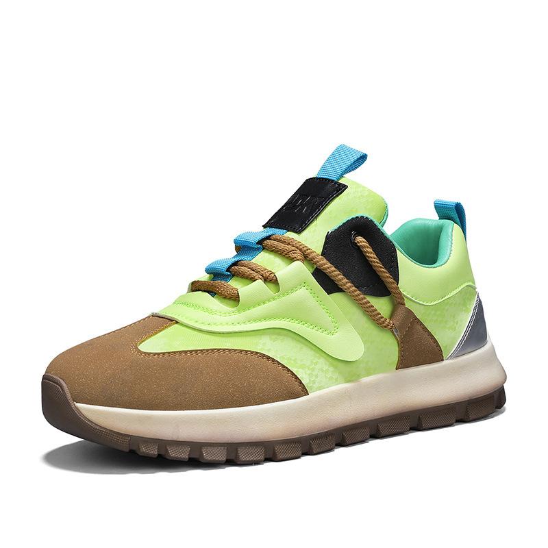 

Мужская обувь кроссовки мужские весна и осень повседневные ретро корейская версия прилив четыре сезона обувь платформа подростковые папы кроссовки 44