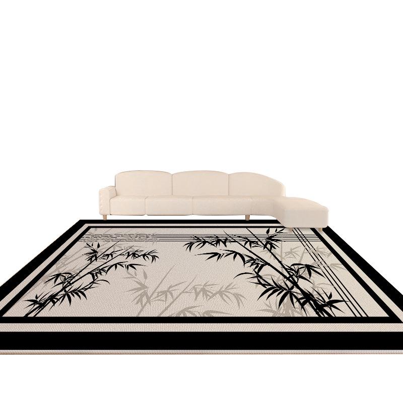 Retro Velvet Waterproof and Washable Carpet – Dirt-Resistant, Easy-Care Living Room/Bedroom Floor Mat