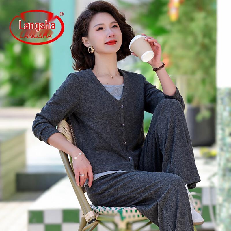 LangSha Women s 2026 Spring Casual Set XL
