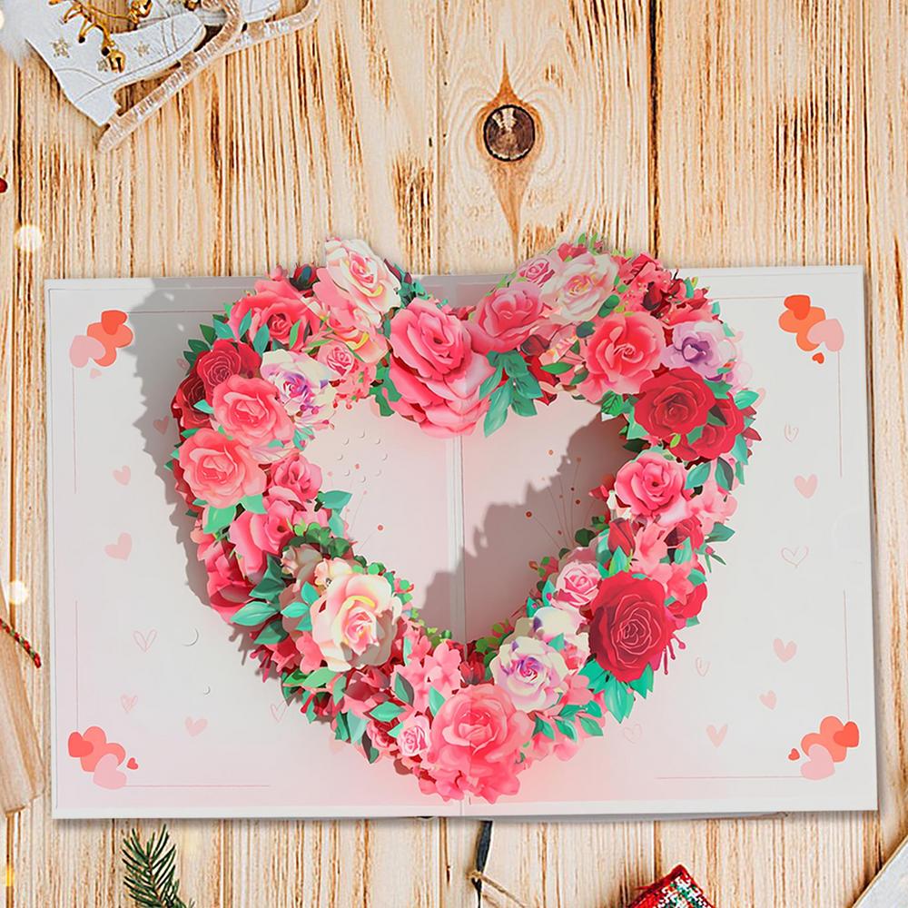 Mother Flower Greeting Card Pop Up Paper Greeting Card For Mom Exquisite Innovative Festival Accessories For Showing Your