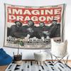 1 шт. Гобелен с изображением группы Imagine Dragons Прочный, устойчивый к складкам, мягкий полиэстер, настенное панно с вдохновляющими цитатами