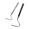 Adjustable Snake Hook Stainless Steel Retractable Reptile Catcher Non Slip Grip Long Handle Reptile Handling Tool Outdoor