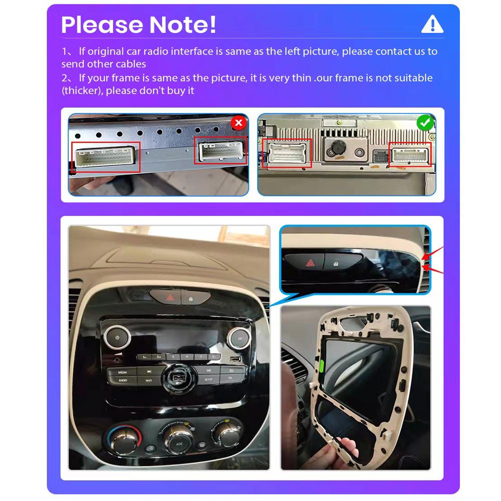 8 Inch For Renault Captur Clio 2011-2018 With Button Knob Android Car Radio Multimedia Player Navigation Stereo GPS 2 Din 1+32GB