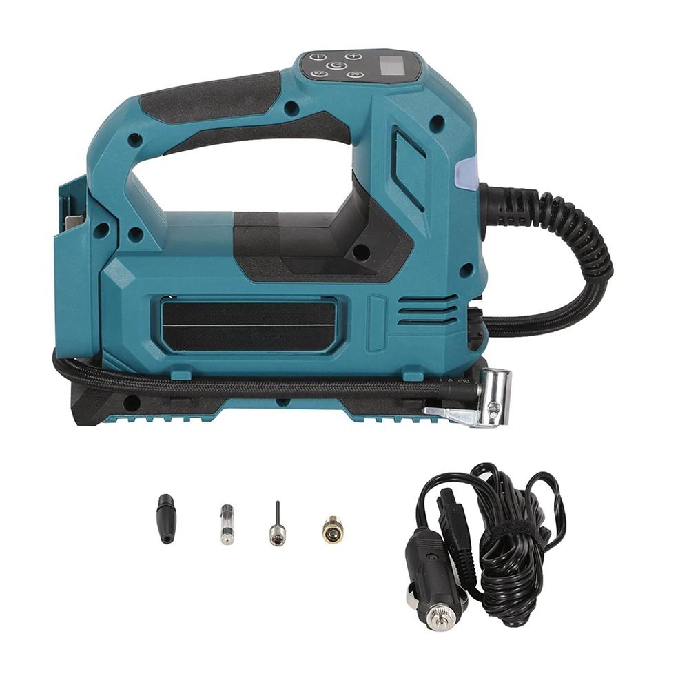 Cordless Air Pump For Car Bicycle Tires Balls Portable Car Tire Inflator Air Compressor For Makita 18V Battery