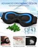 3D Stereo Shading Sleep Eye Mask - Unisex, Breathable, Light-Blocking for Adults and Students