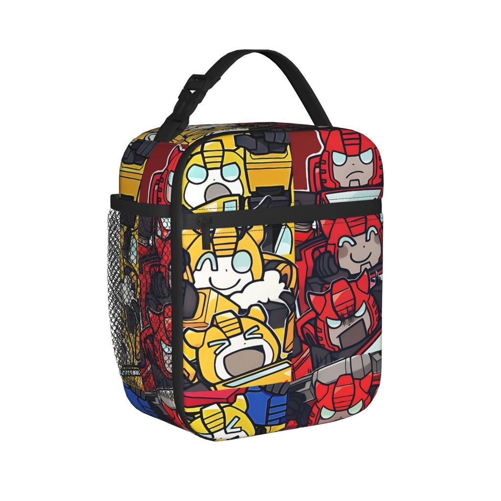 Transformered Cartoon Lunch Bag Convenient Lunch Box Adult School Custom Cooler Bag Fun Waterproof Thermal Lunch Bags