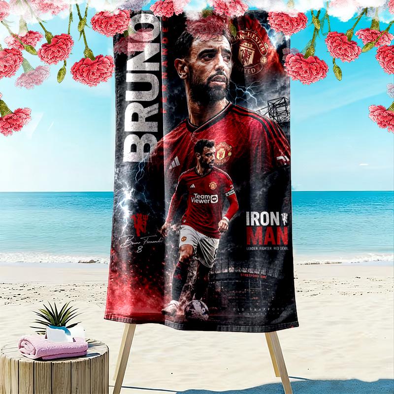 Fernandes Print Beach Towel, Large Soft Quick Dry Towel for Beach Camping Swimming