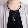 Mode Damen Halskette 100% 925 Sterlingsilber Neues Design Sonnenbrillen Anhänger Kettenhalskette für Mann Paare Feiner Schmuck