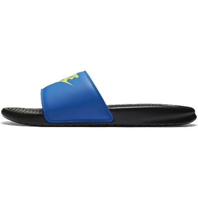 Benassi JDI Mismatch Fashion Unisex Blue Black Slippers 'Black' Men's 818736-074
