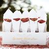 Kraft Paper Wedding Confetti Cone Holder Support Wedding Party Decor Supplies Confetti Cones Stand Box Tray Wedding Paper Cone