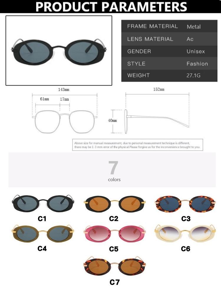 Retro Oval Rivets Sunglasses Women Fashion Luxury Brand Designer Vintage Round Shades UV400 Trending Women Sun Glasses UV400