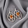 Citrine Gemstone 925 Sterling Silver Jewelry Handmade Drop/Dangle Earrings 2.00" EE-48-9