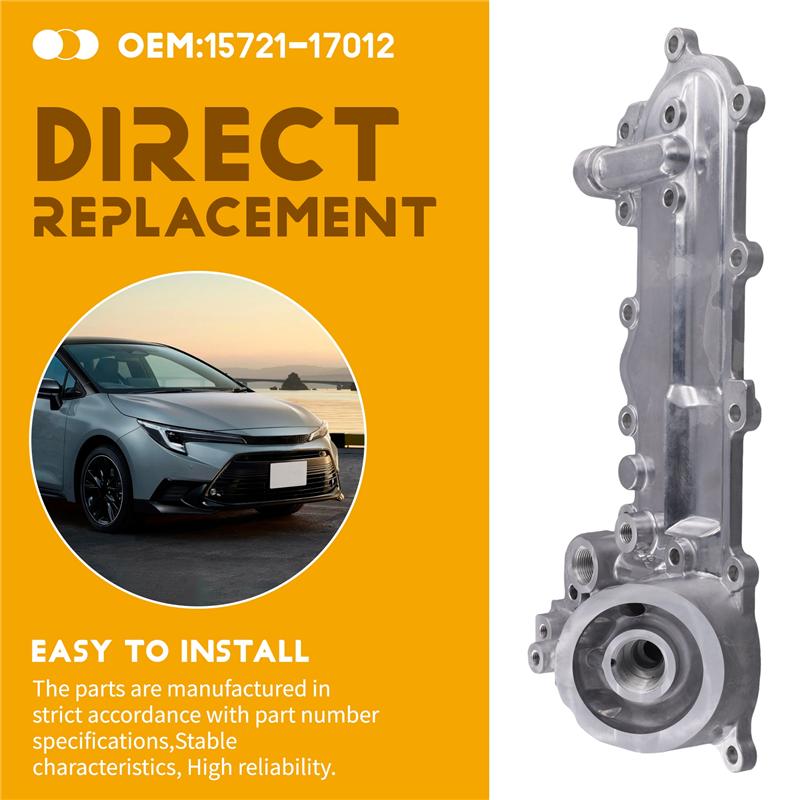 A16P-Excavator Engine Parts Oil Radiator Side Cover 15721-17012 Fits For Toyota 1HZ Engine