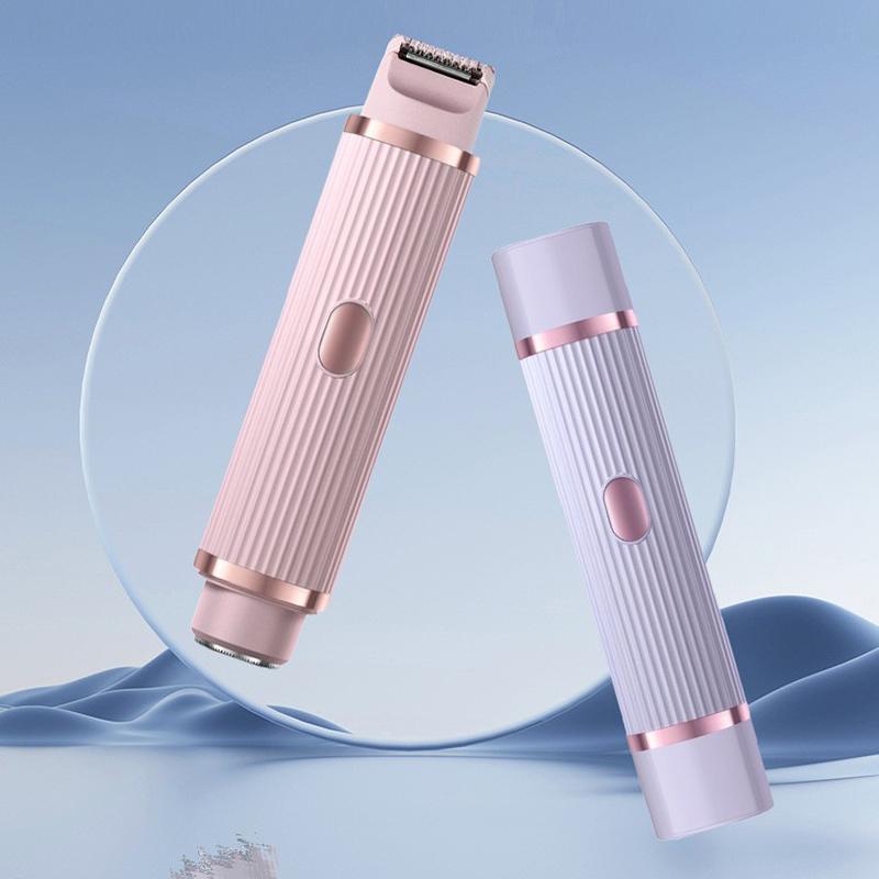 2 In 1 Electric Shaver Waterproof Feminine Shaving Tool Prevent Hair Growth Portable Women's Razor Sensitive Skin Shaver