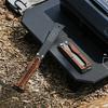 Folding Hand Saw with Wooden Handle Sharp Blade Double-Sided Teeth Portable Lightweight