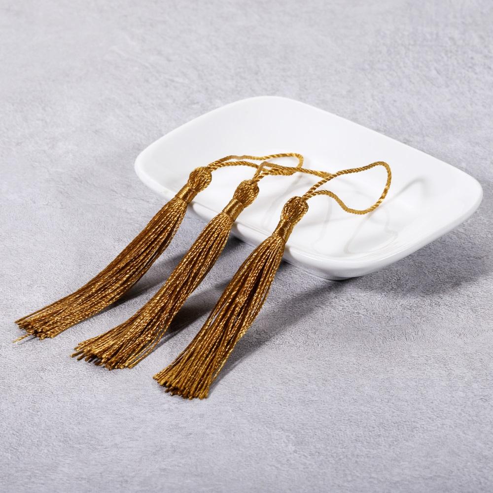 10Pcs/Pack Fringe Trim Sewing Curtains Hanging Rope Silk Tassels Jewelry Accessories DIY Wedding Decor Supplies Wholesale