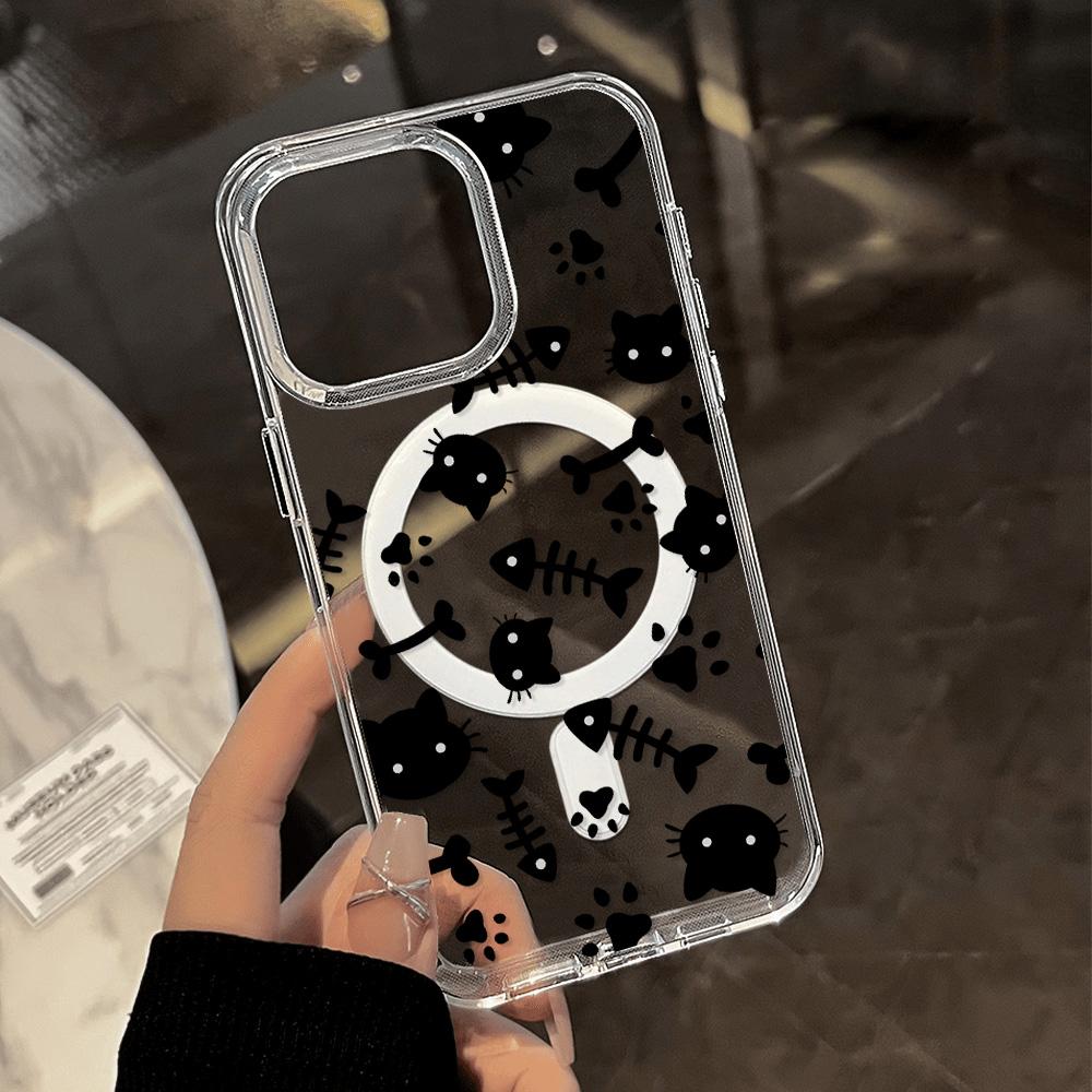 Magnetyczne etui na telefon dla iPhone 11 12 13 iPhone 13 14 15 Pro 15 16 Pro Max Samsung A15 A16 A25 A26 A55 A56 S25 S24 S22 S23 Ultra S25 Edge