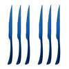 6 Pcs 304 Stainless Steel Gold Steak Knife Sharp Rainbow Knives Restaurant Black Steak Knives In Dinnerware Set
