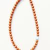 BONBEAU 8mm exotic color glass ball Necklace Czech glass 8mm ball bead necklace 4 colors