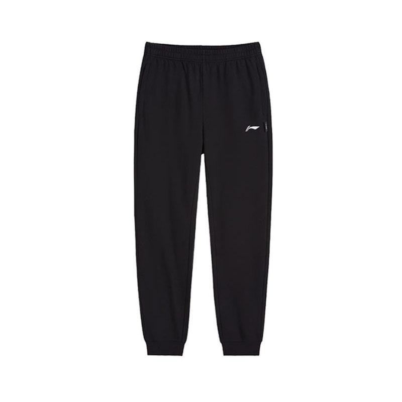 Li Ning Cute Everyday Round Neck Versatile Sweatshirt Fleece Long Pants Casual Sports Suit Women sweatshirt AWDUC52-4+AKLVB40-1