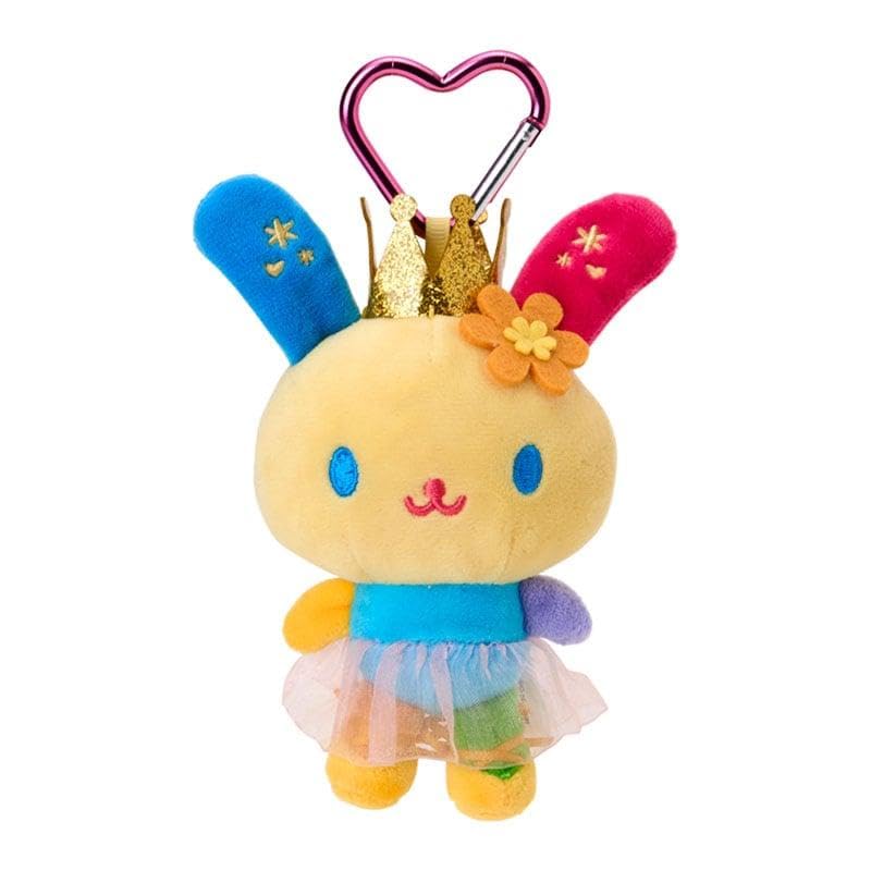 Rabbit-flower carabiner mascot ballerina