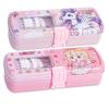Three-Layer Multiplication Table Tin Pencil Box for Kids - Large Capacity for Elementary Students