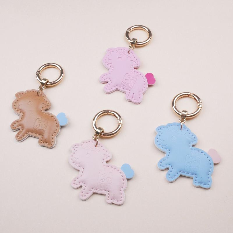 2027 Lunar New Year Goat Pendant Durable Pu Sheep Bag Keychain Decor For Handbags Backpacks Gift For Friends
