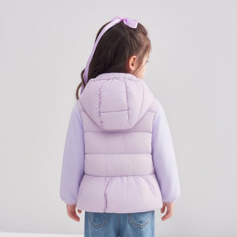 DEESHA Girls' Winter Princess Bowknot Hooded Down Jacket