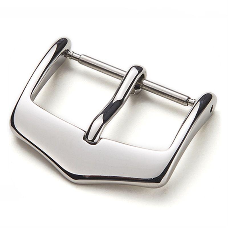 Полированная треугольная пряжка из нержавеющей стали для ремешка часов Patek Philippe 1,5 мм. серебряный