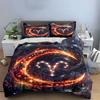"Fiery Galaxy Aries Bedding Set" Bedding Duvet Cover Set Duvet Cover Pillowcases  (1 * Duvet Cover 2 * Pillowcases, without duvet insert)