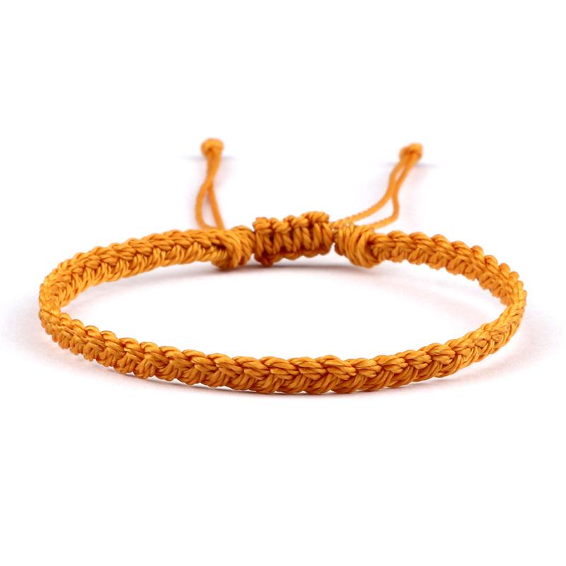 26 Colors Adjustable Woven Friendship Bracelet For Women Men Wax Thread Wrap Rope Knot Bracelets&Bangles Handmade Jewelry Gifts