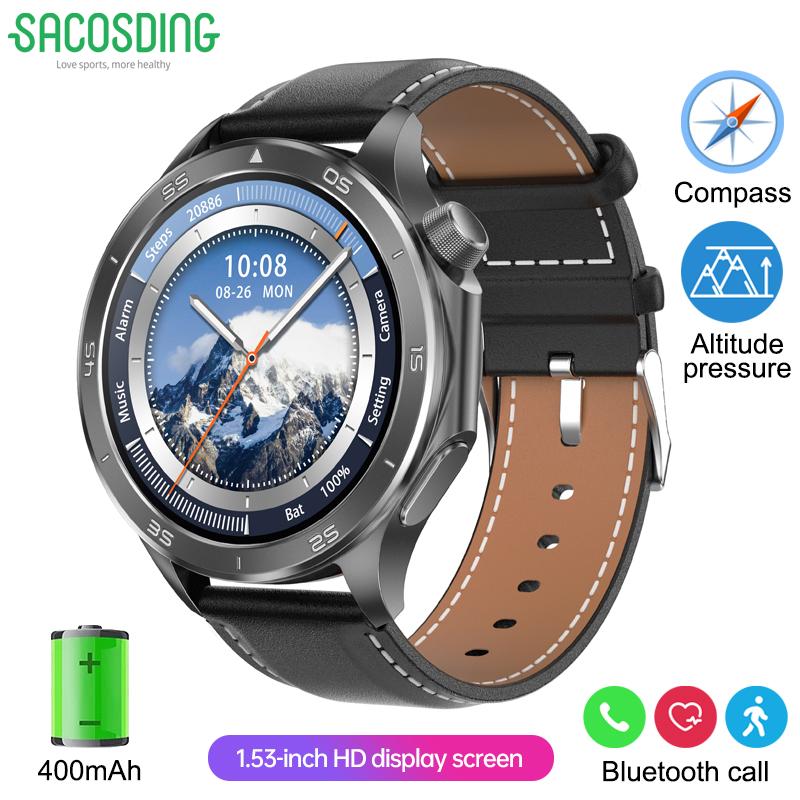 SACOSDING New For OPPO Watch X2 GPS Smart Watch Men High-end Business Men Bluetooth Call IP67 Waterproof Fitness Tracker Smartwatches
