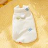 Cat Clothes Autumn and Winter Warm Embroidered Bear with Scarf Into Cat Kitten Vest Puppy Dog Teddy Pet Clothing