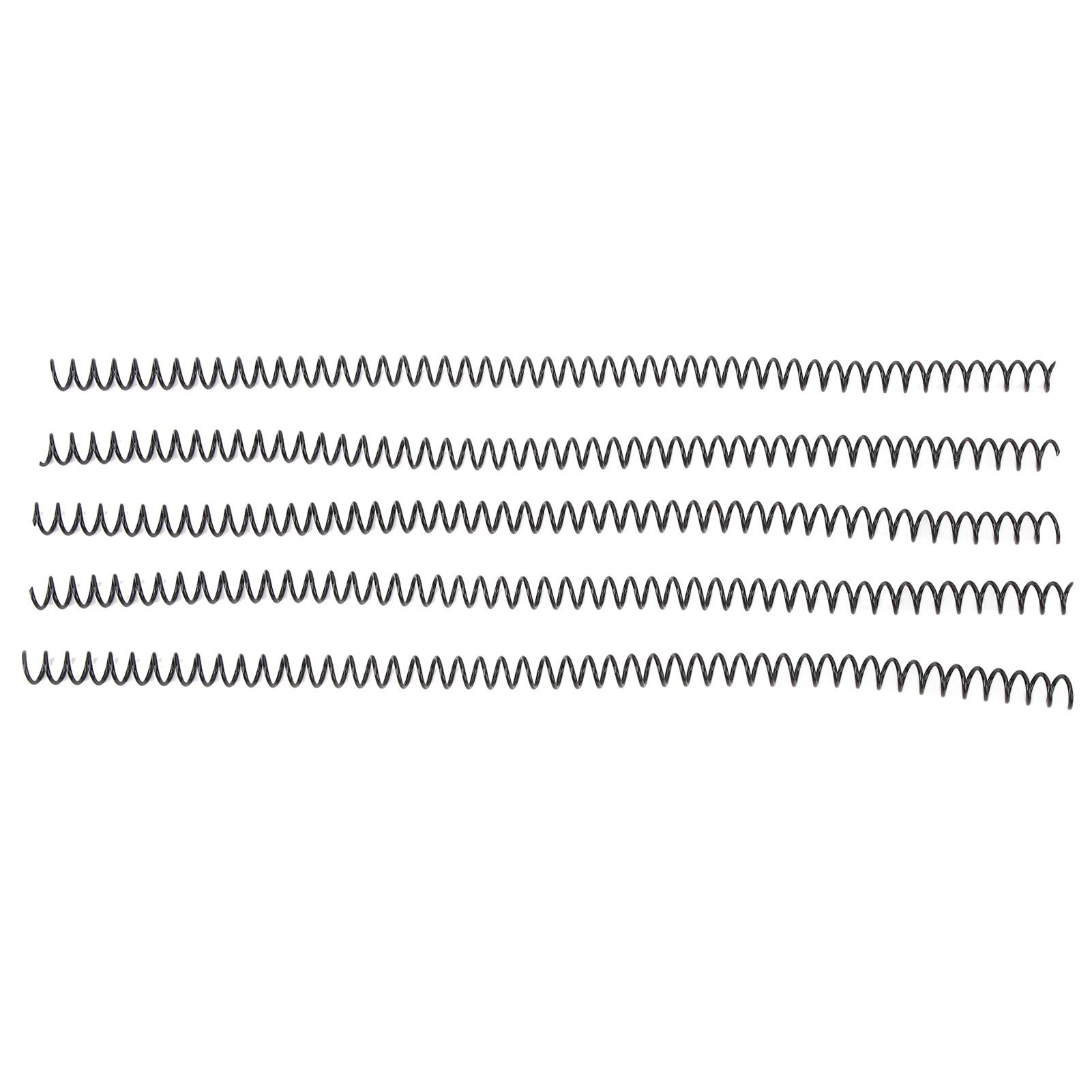 100PCS Spiral Binding Coils 48 41 Pitch Paper Plastic Binding Spines 40 Sheets Capacity 8mm Diameter 1200₽