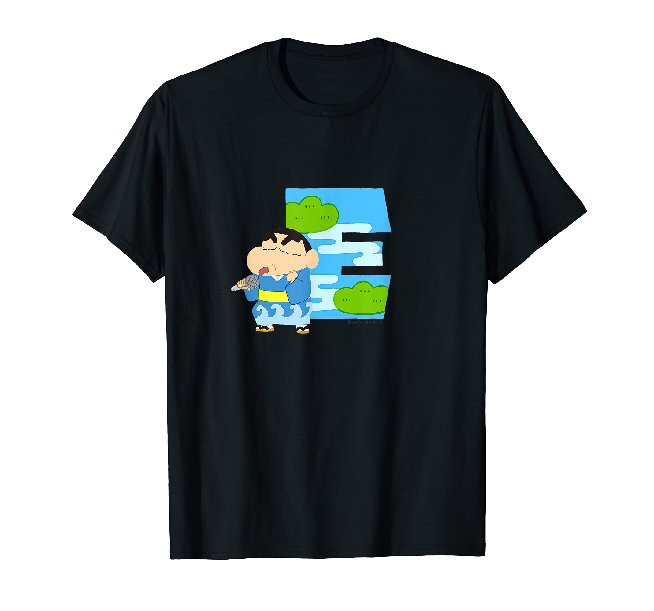 

Crayon STUDY A to Z Shin-chan FUN! FUN! “E” T-shirt чёрный