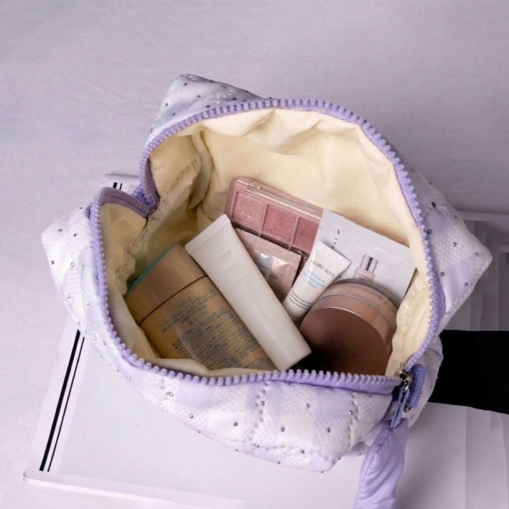 Large Capacity Makeup Bag Korean Style Pencil Pouch Portable Women  Toiletry Bag  Daily Use