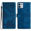 For Xiaomi Redmi Note 13 Pro 5G/Poco X6 5G Case Butterfly Flower Imprint Skin-Touch Leather Phone Cover