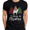 Merry Christmas Mama Reindeer Checkered Vintage Washed Designer Clothes Unisex Graphic Versatile Breathable Slightly Stretched