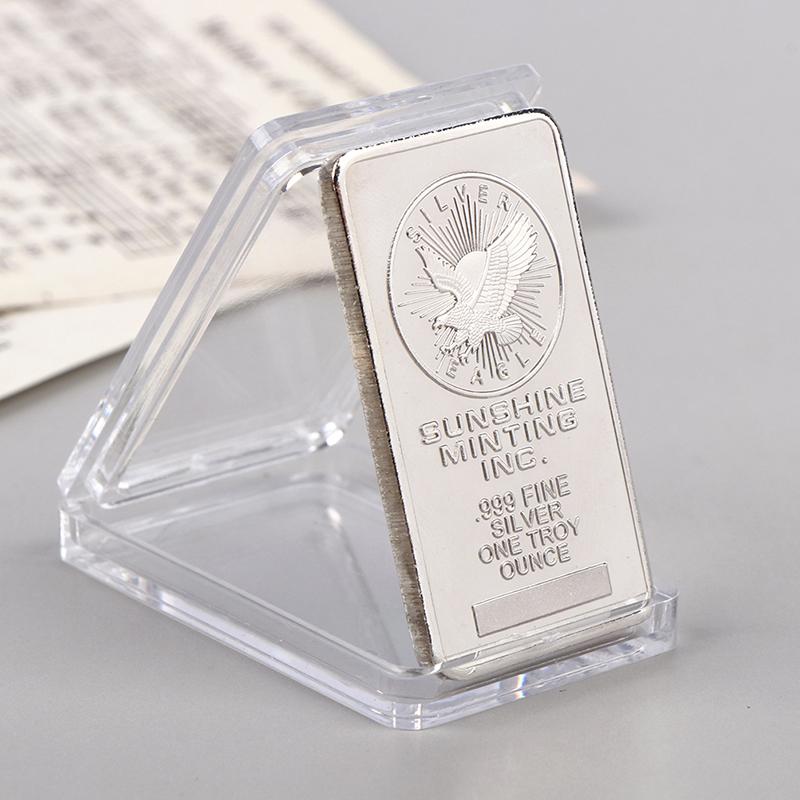USA Sveits 1 Oz Silver Bar minnemyntsamling