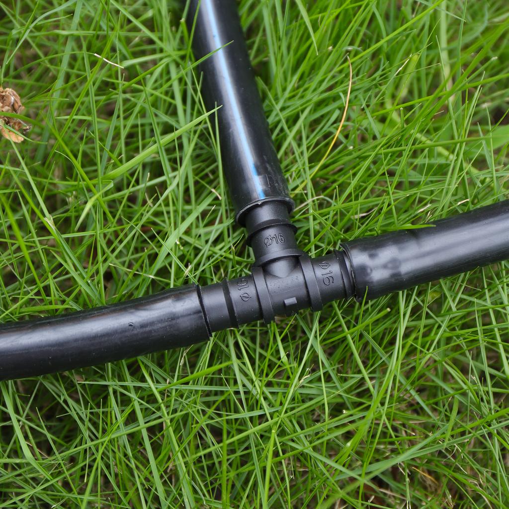 50 Raccordi A 3 Vie Per Tubi Da 16mm - Giunti In PP Per Irrigazione Giardino