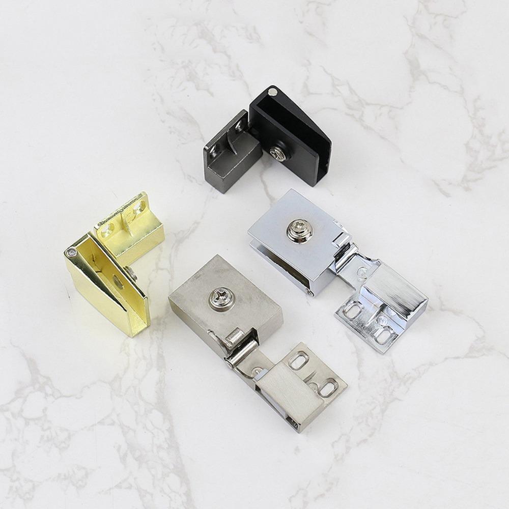 Self-closing Frameless Clamp Zinc Alloy Cabinet Door Hinge New Glass Door Hinge  Wardrobe Cupboard