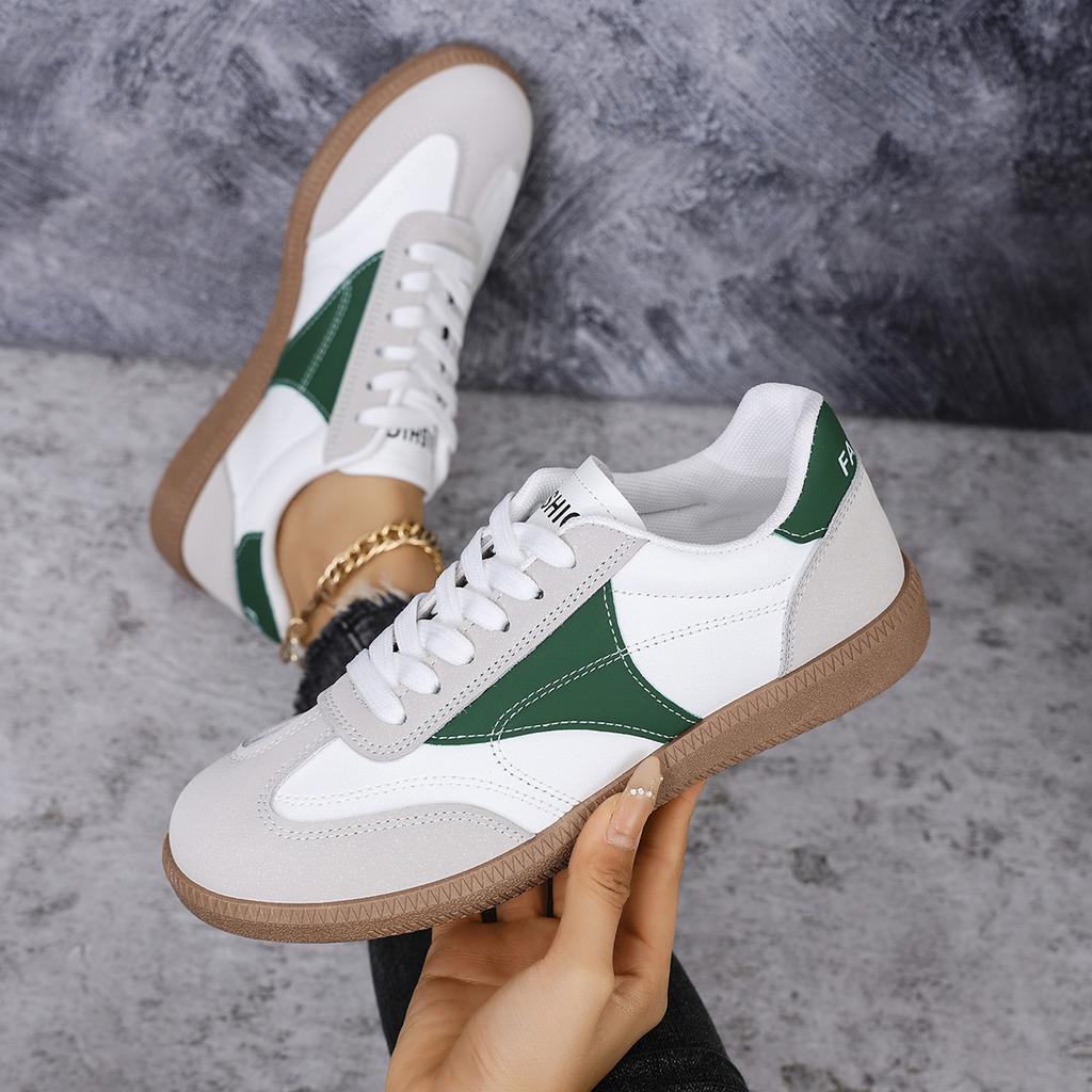 Fashion Women Casual Sneakers 2024 New Comfortable Big Size Women Trend Lace Up Sports Shoes Fashion Non Slip Sneakers Spring Autumn