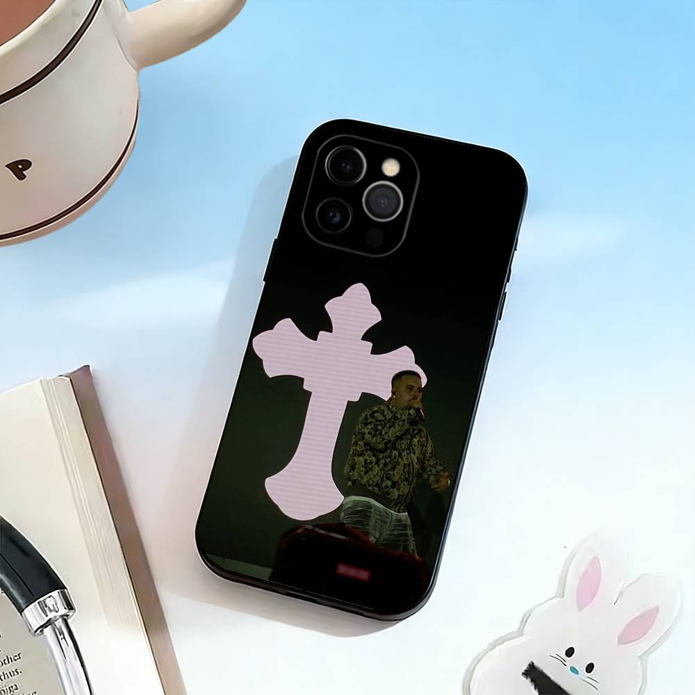 CC-Cruz Cafune Phone Case For iPhone 17,16,15,14,13,12,11 Plus,Pro Max,XS,Soft Silicone Black Cover