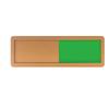 Acrylic Bathroom Occupancy Indicator Sign Adhesive Magnetic Restroom Sign Sliding Privacy Not Disturb Sign Conference Room