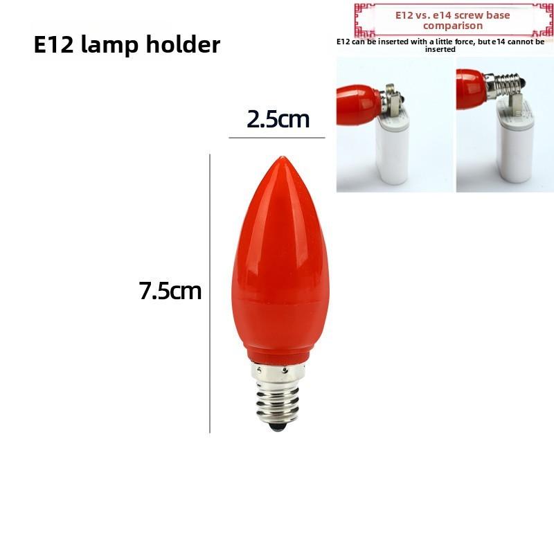 Led With Candle Base For Home Decor And Festival Lighting