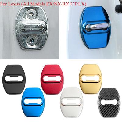 4 stuks / set Premium Roestvrijstalen Autodeurslotbeschermers voor Lexus (Alle modellen EX/NX/RX/CT/LX)